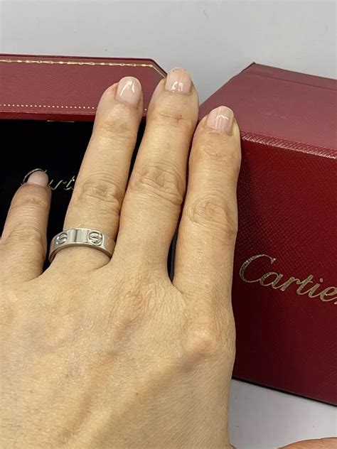 cartier ring love|cartier love ring copy.